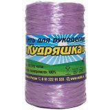 Пряжа для мочалок КУДРЯШКА 904 т.сирень (5 мотков)