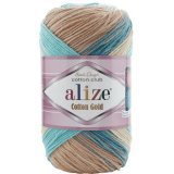 Пряжа Alize COTTON GOLD BATIK 7938 батик (5 мотков)