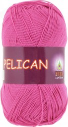 Пряжа Vita cotton PELICAN 4009 т.розовый