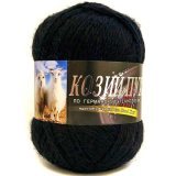 Пряжа Color City КОЗИЙ ПУХ 2622 черный (10 мотков)