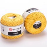 Пряжа Yarnart VIOLET 4653 желтый (6 мотков)