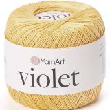Пряжа Yarnart VIOLET 4653 желтый (6 мотков)