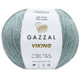 Пряжа Gazzal VIKING 4005 п.бирюза (4 мотка)