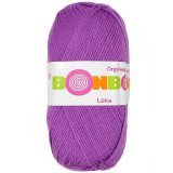 Пряжа Nako BONBON LUKS 98683 т.сирень (5 мотков)