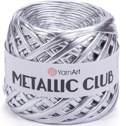 Пряжа Yarnart METALLIC CLUB 8102 серебристый (1 моток)