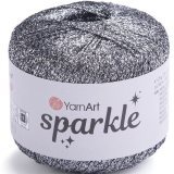 Пряжа Yarnart SPARKLE 1303 т.серебро (6 мотков)