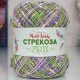 Пряжа M&amp;h СТРЕКОЗА FINE 164 сирень/салат/пудра (1 моток)