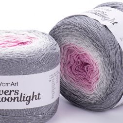 Пряжа Yarnart FLOWERS MOONLIGHT 3293 принт (2 мотка)