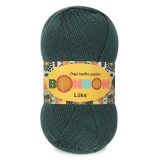 Пряжа Nako BONBON LUKS 98321 т.лес (5 мотков)