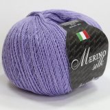 Пряжа Seam MERINO SILK 19 сирень (2 мотка)
