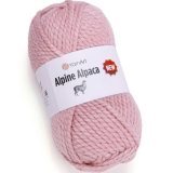 Пряжа Yarnart ALPINE ALPACA NEW 1445 розовый (3 мотка)