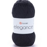 Пряжа Yarnart ELEGANCE 104 черный (5 мотков)