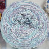 Пряжа Рассказовская АНГОРКА МЕЛАНЖ 54 лилов/мята/белый (2 мотка)