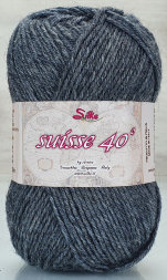 Пряжа Silke SUISSE 843 т.серый