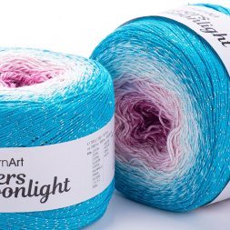 Пряжа Yarnart FLOWERS MOONLIGHT 3294 принт (2 мотка)