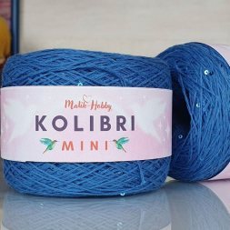 Пряжа M&amp;h KOLIBRI MINI 025 джинсовый (2 мотка)