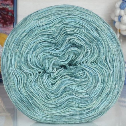 Пряжа Рассказовская АНГОРКА МЕЛАНЖ 58 тиффани/ментол/лаугна (2 мотка)