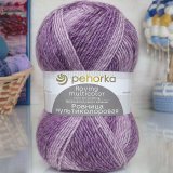 Пряжа Пехорка РОВНИЦА МУЛЬТИКОЛОРОВАЯ 1623 лавандовый раф (5 мотков)