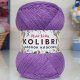 Пряжа M&amp;h KOLIBRI ХЛОПОК КЛАССИК 040 фиалка (2 мотка)