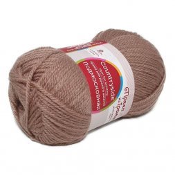 Пряжа Троицкая ПОДМОСКОВНАЯ 579 св.кофейный (10 мотков)