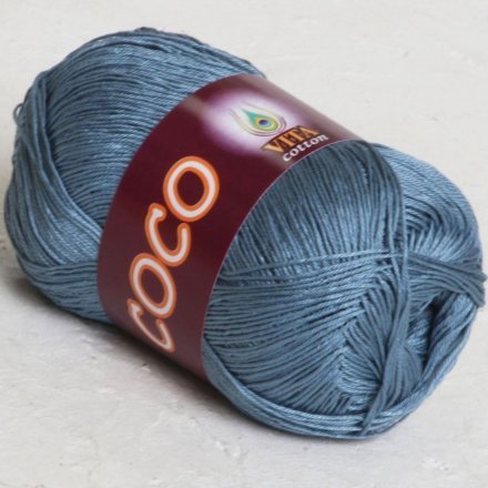 Пряжа Vita cotton COCO 4331 потертая джинса (5 мотков)