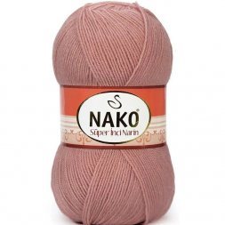 Пряжа Nako SUPER INCI NARIN 13488 гр.розовый (5 мотков)