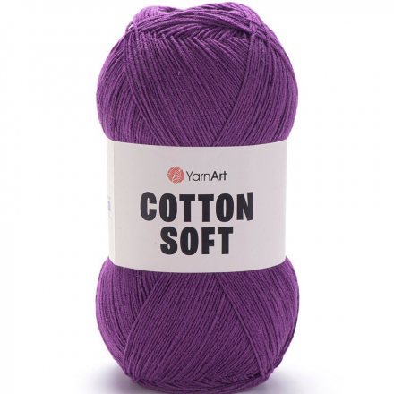Пряжа Yarnart COTTON SOFT 50 баклажан (5 мотков)