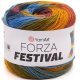 Пряжа Yarnart FORZA FESTIVAL 2905 принт (4 мотка)