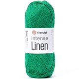 Пряжа Yarnart INTENSE LINEN 4127 изумрудный (10 мотков)