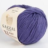 Пряжа Gazzal BABY COTTON XL 3440 фиолетовый (10 мотков)