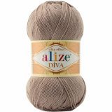 Пряжа Alize DIVA SILKY EFFECT 167 беж (5 мотков)