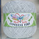 Пряжа M&amp;h СТРЕКОЗА FINE 095 белый (1 моток)