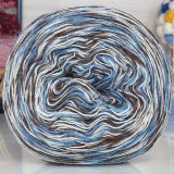 Пряжа Рассказовская АНГОРКА МЕЛАНЖ 04-4 бел/гол.мел/шоколад (2 мотка)