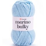 Пряжа Yarnart MERINO BULKY 215 неж.голубой (5 мотков)