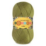 Пряжа Nako BONBON LUKS 98295 хаки (5 мотков)