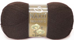 Пряжа Nako NAKOLEN 5 5195 коричневый