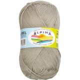 Пряжа Alpina ARIEL 08 св.серый (5 мотков)
