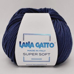 Пряжа Lana Gatto SUPER SOFT 13607 т.джинс