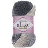 Пряжа Alize COTTON GOLD BATIK 2905 серый (5 мотков)