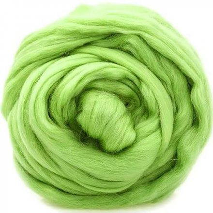 Тонкая шерсть для валяния 793 яр.салат