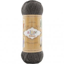 Пряжа Alize SUPERWASH ARTISAN 182 серый (5 мотков)