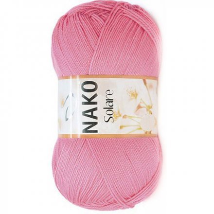 Пряжа Nako SOLARE 11249 розовый (5 мотков)