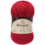 Пряжа Камтекс ФЛОРИС 046 красный (5 мотков)