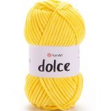 Пряжа Yarnart DOLCE 761 лимон (5 мотков)