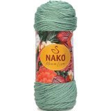 Пряжа Nako MONA LISA 98559 дым.салатовый (5 мотков)