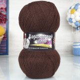 Пряжа Color City КОРОЛЕВСКИЙ СТИЛЬ 2529 шоколад (5 мотков)