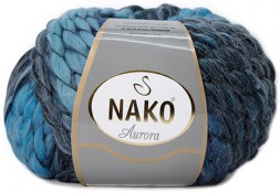 Пряжа Nako AURORA 2752 синий