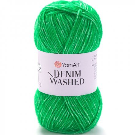 Пряжа Yarnart DENIM WASHED 909 яр.зелень (10 мотков)