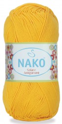 Пряжа Nako SOLARE AMIGURUMI 6949 желтый