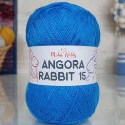 Пряжа M&amp;h ANGORA RABBIT 15 110 бирюзовый (5 мотков)